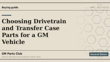 Choosing Drivetrain and Transfer Case Parts for a GM Vehicle - GM Parts Club