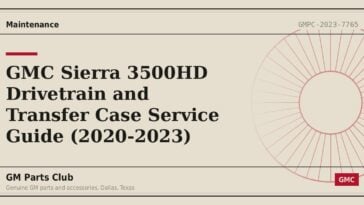 GMC Sierra 3500HD Drivetrain and Transfer Case Service Guide (2020-2023) - GM Parts Club