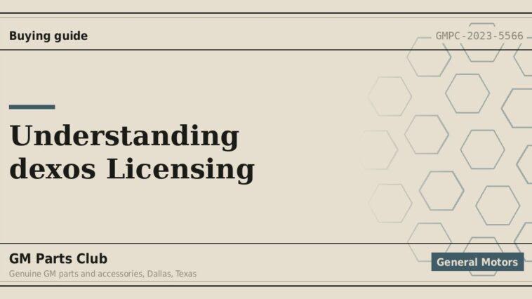 Understanding dexos Licensing - GM Parts Club
