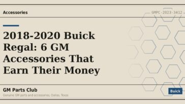 2018-2020 Buick Regal: 6 GM Accessories That Earn Their Money - GM Parts Club