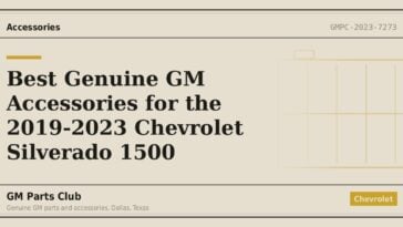 Best Genuine GM Accessories for the 2019-2023 Chevrolet Silverado 1500 - GM Parts Club