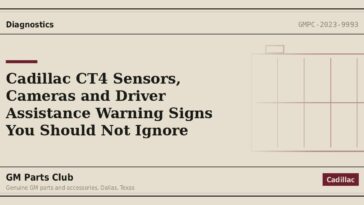 Cadillac CT4 Sensors, Cameras and Driver Assistance Warning Signs You Should Not Ignore - GM Parts Club
