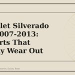 Chevrolet Silverado 1500 2007-2013: The Parts That Actually Wear Out - GM Parts Club