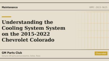 Understanding the Cooling System System on the 2015-2022 Chevrolet Colorado - GM Parts Club