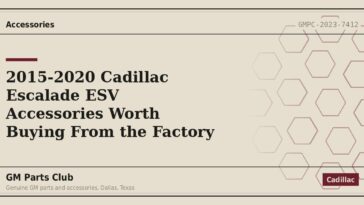 2015-2020 Cadillac Escalade ESV Accessories Worth Buying From the Factory - GM Parts Club