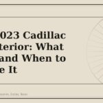 2017-2023 Cadillac XT5 Interior: What Wears and When to Replace It - GM Parts Club