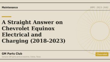 A Straight Answer on Chevrolet Equinox Electrical and Charging (2018-2023) - GM Parts Club