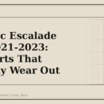Cadillac Escalade ESV 2021-2023: The Parts That Actually Wear Out - GM Parts Club