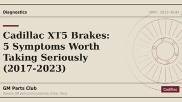 Cadillac XT5 Brakes: 5 Symptoms Worth Taking Seriously (2017-2023) - GM Parts Club