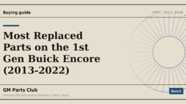 Most Replaced Parts on the 1st Gen Buick Encore (2013-2022) - GM Parts Club