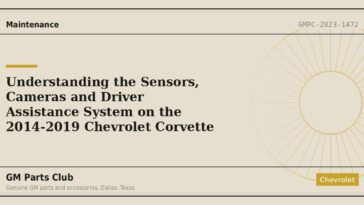 Understanding the Sensors, Cameras and Driver Assistance System on the 2014-2019 Chevrolet Corvette - GM Parts Club