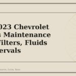 2003-2023 Chevrolet Express Maintenance Parts: Filters, Fluids and Intervals - GM Parts Club