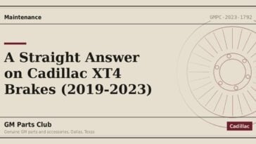 A Straight Answer on Cadillac XT4 Brakes (2019-2023) - GM Parts Club