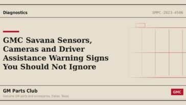 GMC Savana Sensors, Cameras and Driver Assistance Warning Signs You Should Not Ignore - GM Parts Club