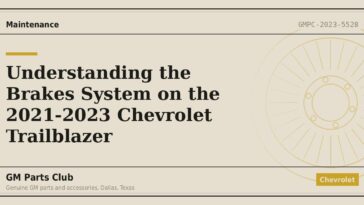 Understanding the Brakes System on the 2021-2023 Chevrolet Trailblazer - GM Parts Club