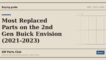Most Replaced Parts on the 2nd Gen Buick Envision (2021-2023) - GM Parts Club