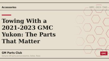 Towing With a 2021-2023 GMC Yukon: The Parts That Matter - GM Parts Club