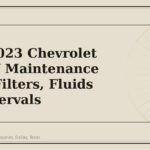 2017-2023 Chevrolet Bolt EV Maintenance Parts: Filters, Fluids and Intervals - GM Parts Club