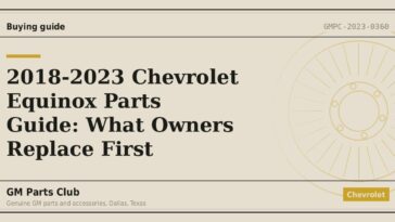 2018-2023 Chevrolet Equinox Parts Guide: What Owners Replace First - GM Parts Club