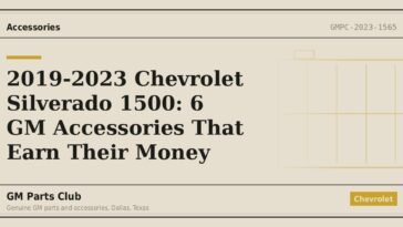 2019-2023 Chevrolet Silverado 1500: 6 GM Accessories That Earn Their Money - GM Parts Club