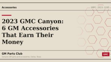 2023 GMC Canyon: 6 GM Accessories That Earn Their Money - GM Parts Club