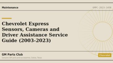 Chevrolet Express Sensors, Cameras and Driver Assistance Service Guide (2003-2023) - GM Parts Club