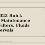 2013-2022 Buick Encore Maintenance Parts: Filters, Fluids and Intervals - GM Parts Club
