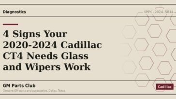 4 Signs Your 2020-2024 Cadillac CT4 Needs Glass and Wipers Work - GM Parts Club