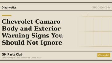 Chevrolet Camaro Body and Exterior Warning Signs You Should Not Ignore - GM Parts Club