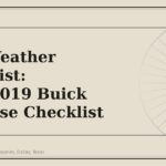 Cold Weather Checklist: 2017-2019 Buick LaCrosse Checklist - GM Parts Club