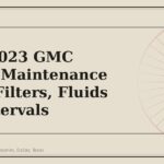 2017-2023 GMC Acadia Maintenance Parts: Filters, Fluids and Intervals - GM Parts Club