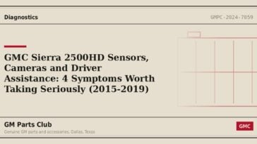 GMC Sierra 2500HD Sensors, Cameras and Driver Assistance: 4 Symptoms Worth Taking Seriously (2015-2019) - GM Parts Club