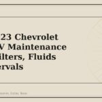 2022-2023 Chevrolet Bolt EUV Maintenance Parts: Filters, Fluids and Intervals - GM Parts Club