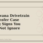 GMC Savana Drivetrain and Transfer Case Warning Signs You Should Not Ignore - GM Parts Club