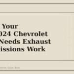 4 Signs Your 2019-2024 Chevrolet Blazer Needs Exhaust and Emissions Work - GM Parts Club