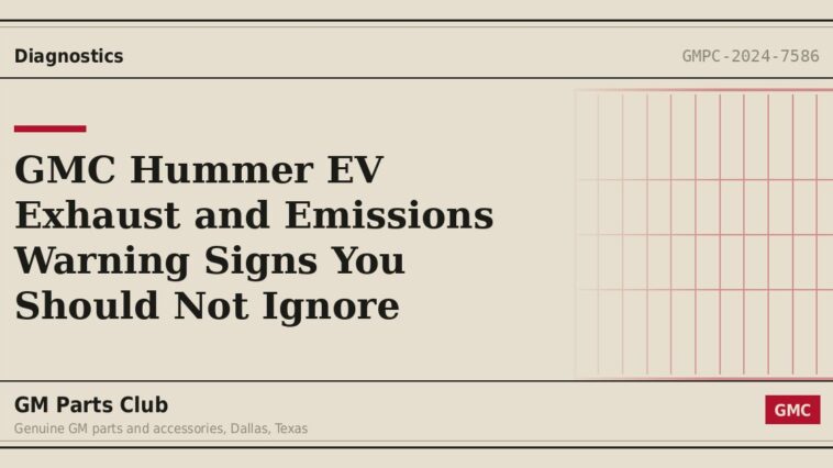 GMC Hummer EV Exhaust and Emissions Warning Signs You Should Not Ignore - GM Parts Club
