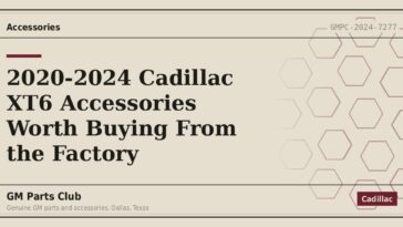 2020-2024 Cadillac XT6 Accessories Worth Buying From the Factory - GM Parts Club