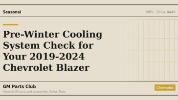 Pre-Winter Cooling System Check for Your 2019-2024 Chevrolet Blazer - GM Parts Club