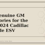 Best Genuine GM Accessories for the 2021-2024 Cadillac Escalade ESV - GM Parts Club