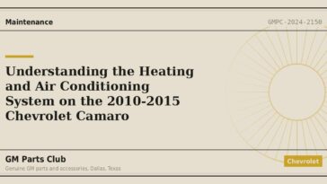 Understanding the Heating and Air Conditioning System on the 2010-2015 Chevrolet Camaro - GM Parts Club