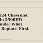 2020-2024 Chevrolet Silverado 2500HD Parts Guide: What Owners Replace First - GM Parts Club