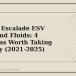 Cadillac Escalade ESV Filters and Fluids: 4 Symptoms Worth Taking Seriously (2021-2025) - GM Parts Club