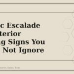 Cadillac Escalade ESV Interior Warning Signs You Should Not Ignore - GM Parts Club