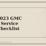 2017-2023 GMC Acadia Service Parts Checklist - GM Parts Club