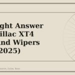 A Straight Answer on Cadillac XT4 Glass and Wipers (2019-2025) - GM Parts Club