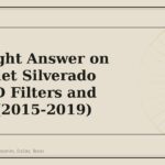 A Straight Answer on Chevrolet Silverado 3500HD Filters and Fluids (2015-2019) - GM Parts Club