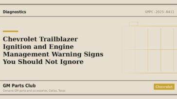 Chevrolet Trailblazer Ignition and Engine Management Warning Signs You Should Not Ignore - GM Parts Club