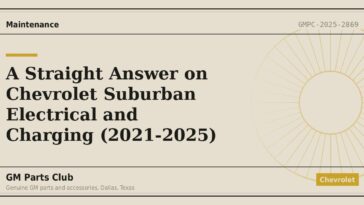 A Straight Answer on Chevrolet Suburban Electrical and Charging (2021-2025) - GM Parts Club