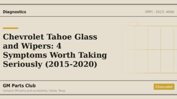 Chevrolet Tahoe Glass and Wipers: 4 Symptoms Worth Taking Seriously (2015-2020) - GM Parts Club