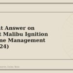 A Straight Answer on Chevrolet Malibu Ignition and Engine Management (2016-2024) - GM Parts Club
